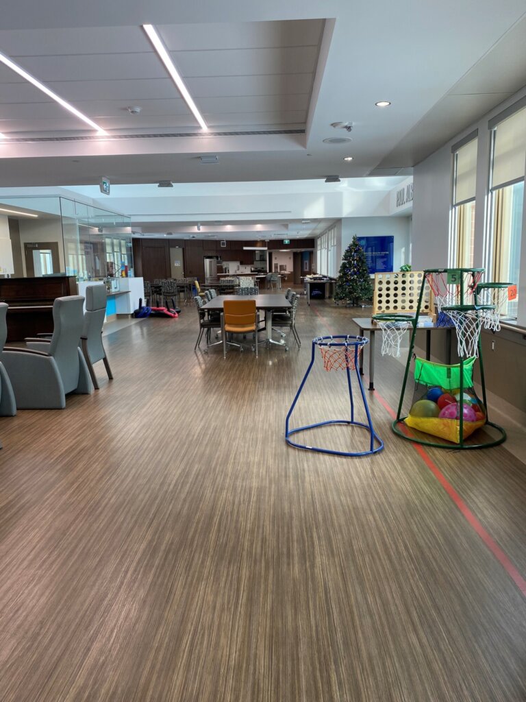 View of the Alzheimer's Centre of Excellence main room